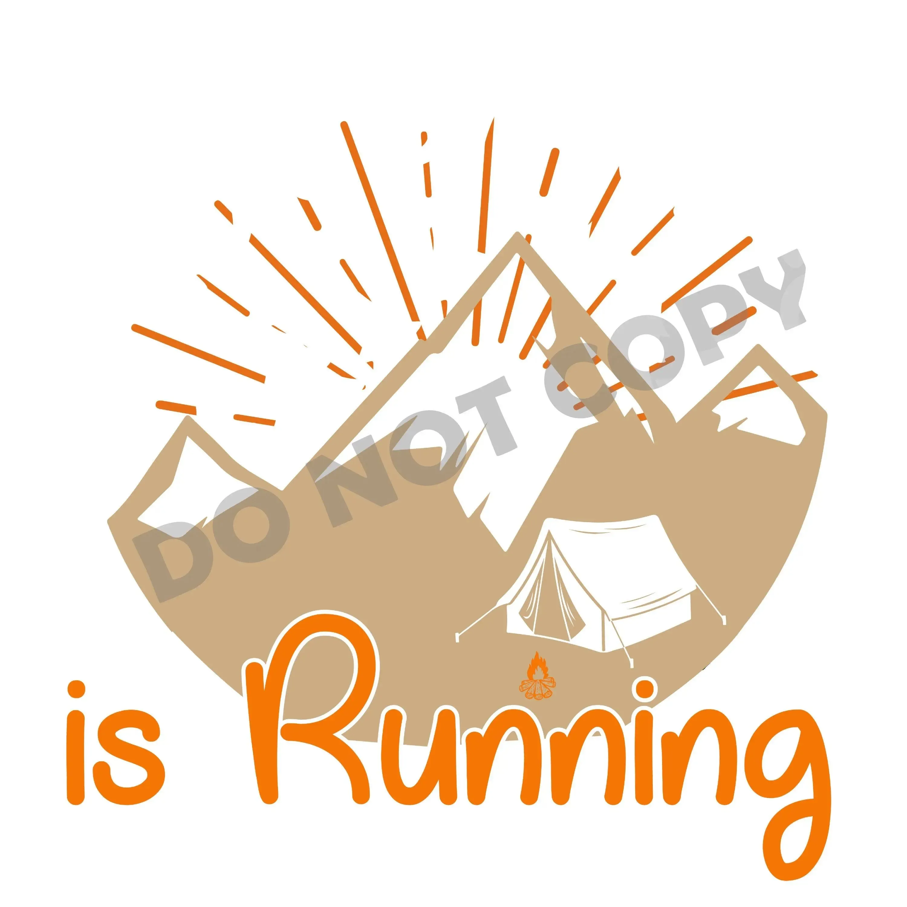 Adventure Is Running - DTF Transfer