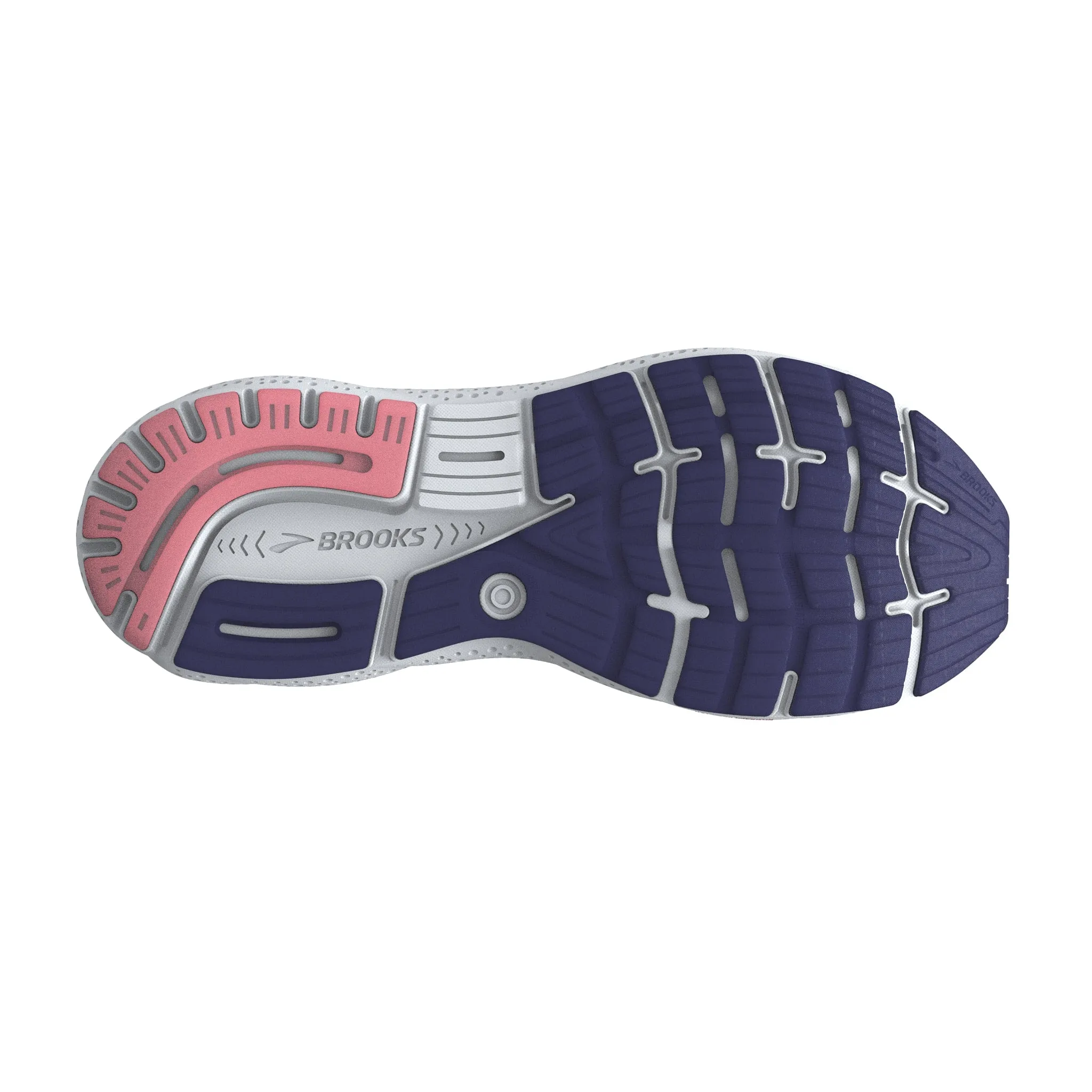 Brooks Womens Ghost 16 - Blue Ribbon/Dianthus/Peacoat - Neutral
