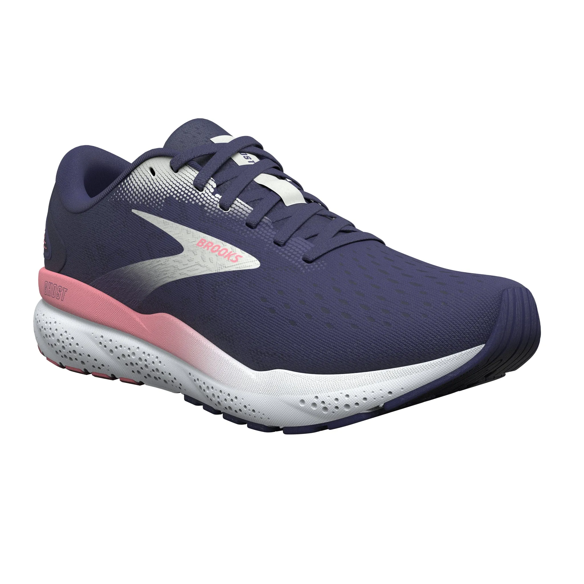 Brooks Womens Ghost 16 - Blue Ribbon/Dianthus/Peacoat - Neutral