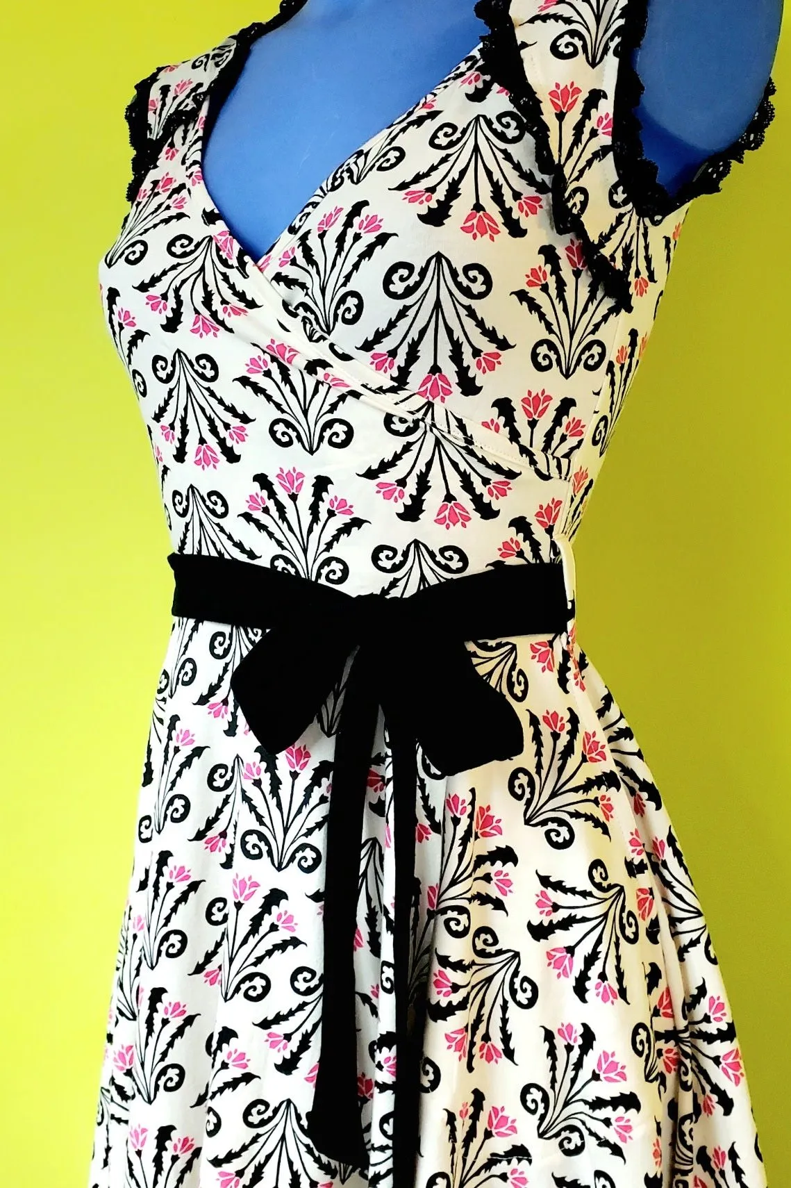 Charleston Dress in Villa Print by Effie's Heart