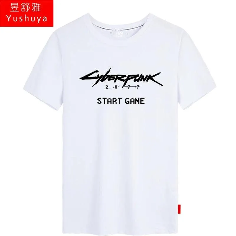 CYBERPUNK 2077 Men Women Clothes Short Sleeve T-Shirt