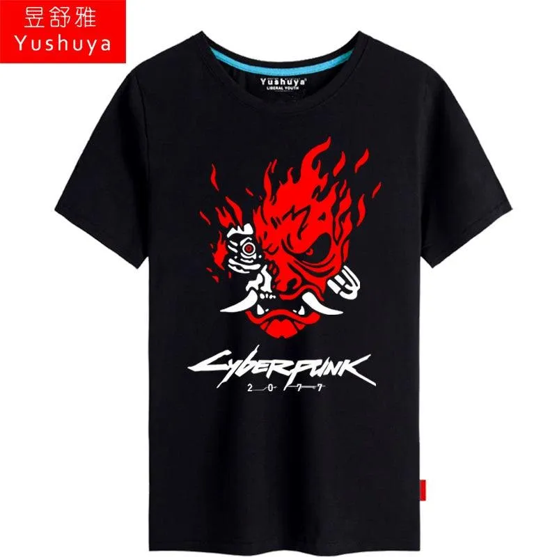 CYBERPUNK 2077 Men Women Clothes Short Sleeve T-Shirt