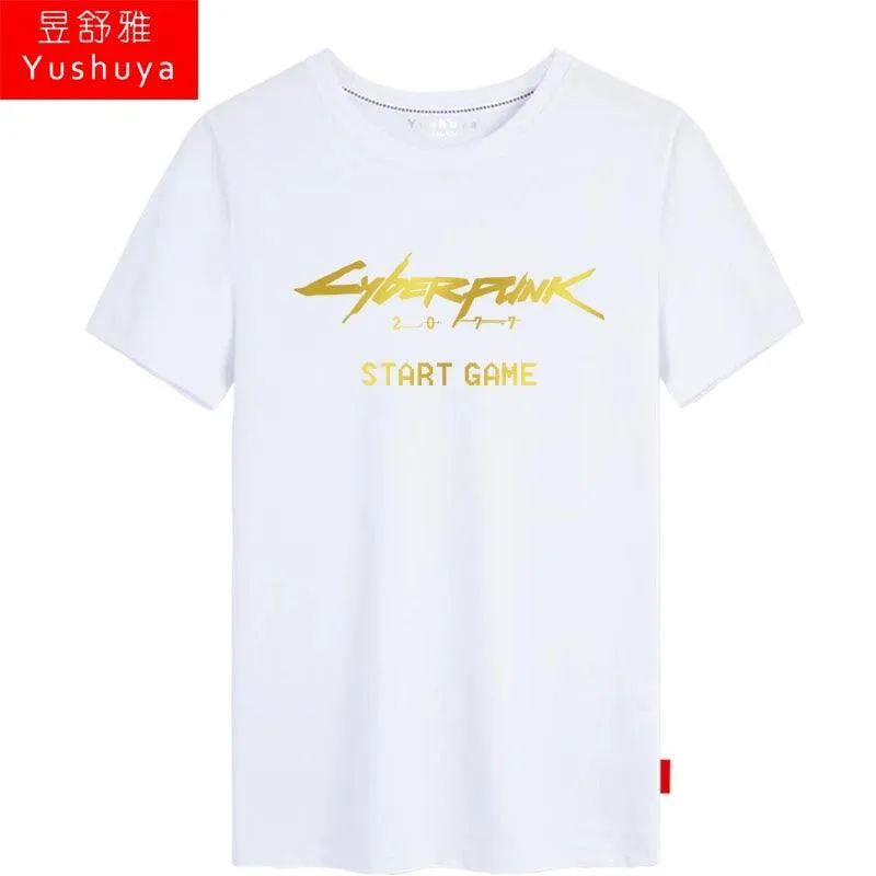 CYBERPUNK 2077 Men Women Clothes Short Sleeve T-Shirt