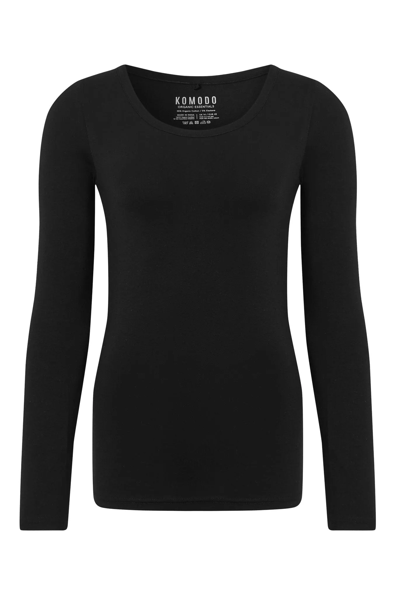 Darcey Women's Organic Cotton Top | Black