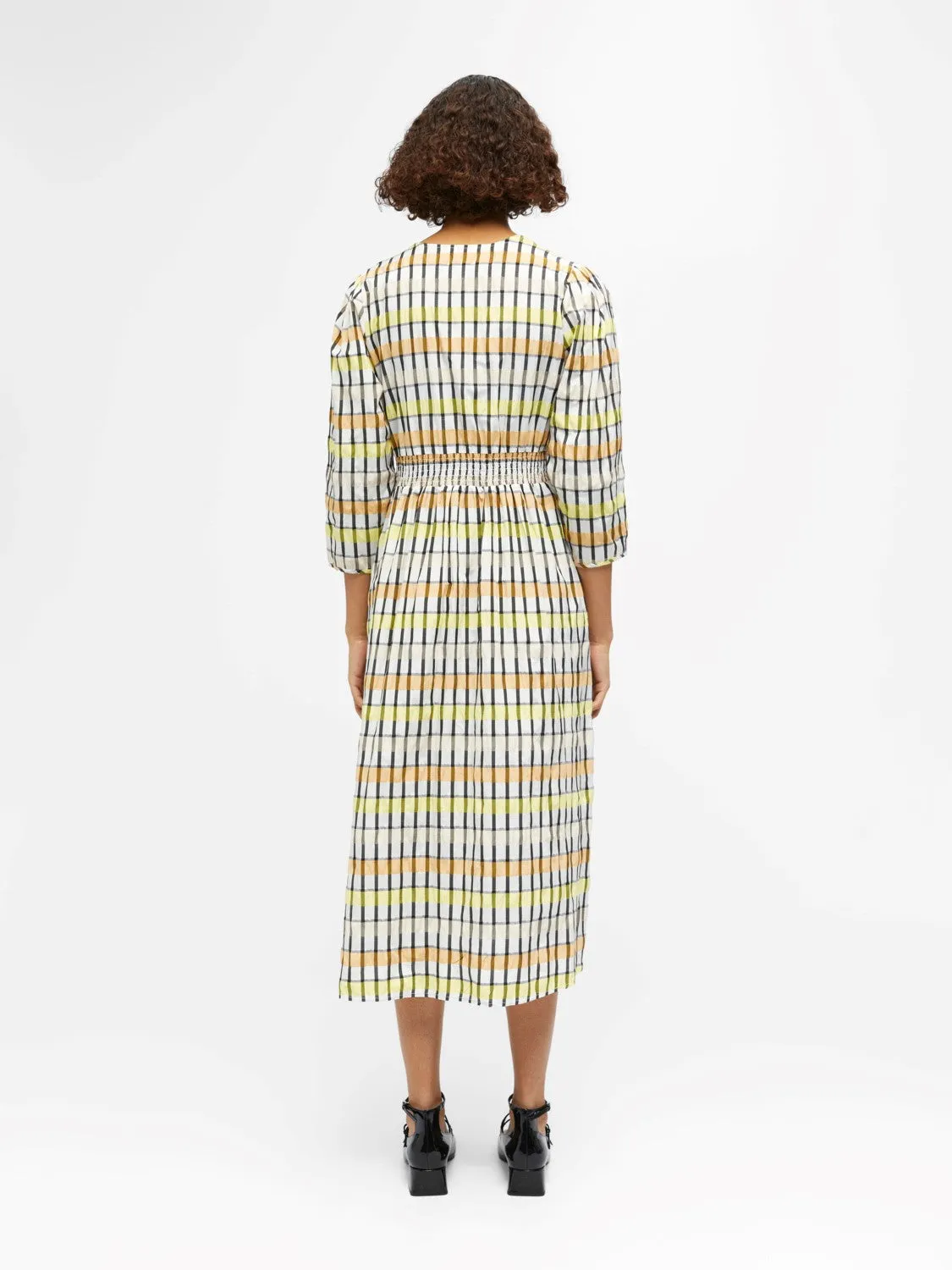 Georgia Dress (Cloud Dancer Multi)