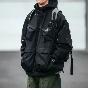 High Quality Waterproof Hooded Windbreaker for Men