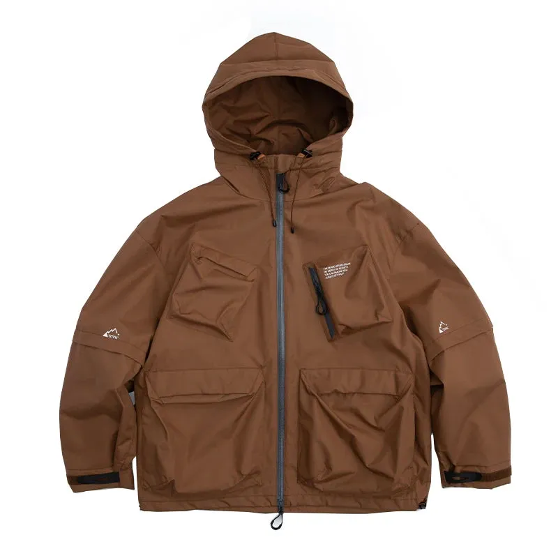 High Quality Waterproof Hooded Windbreaker for Men