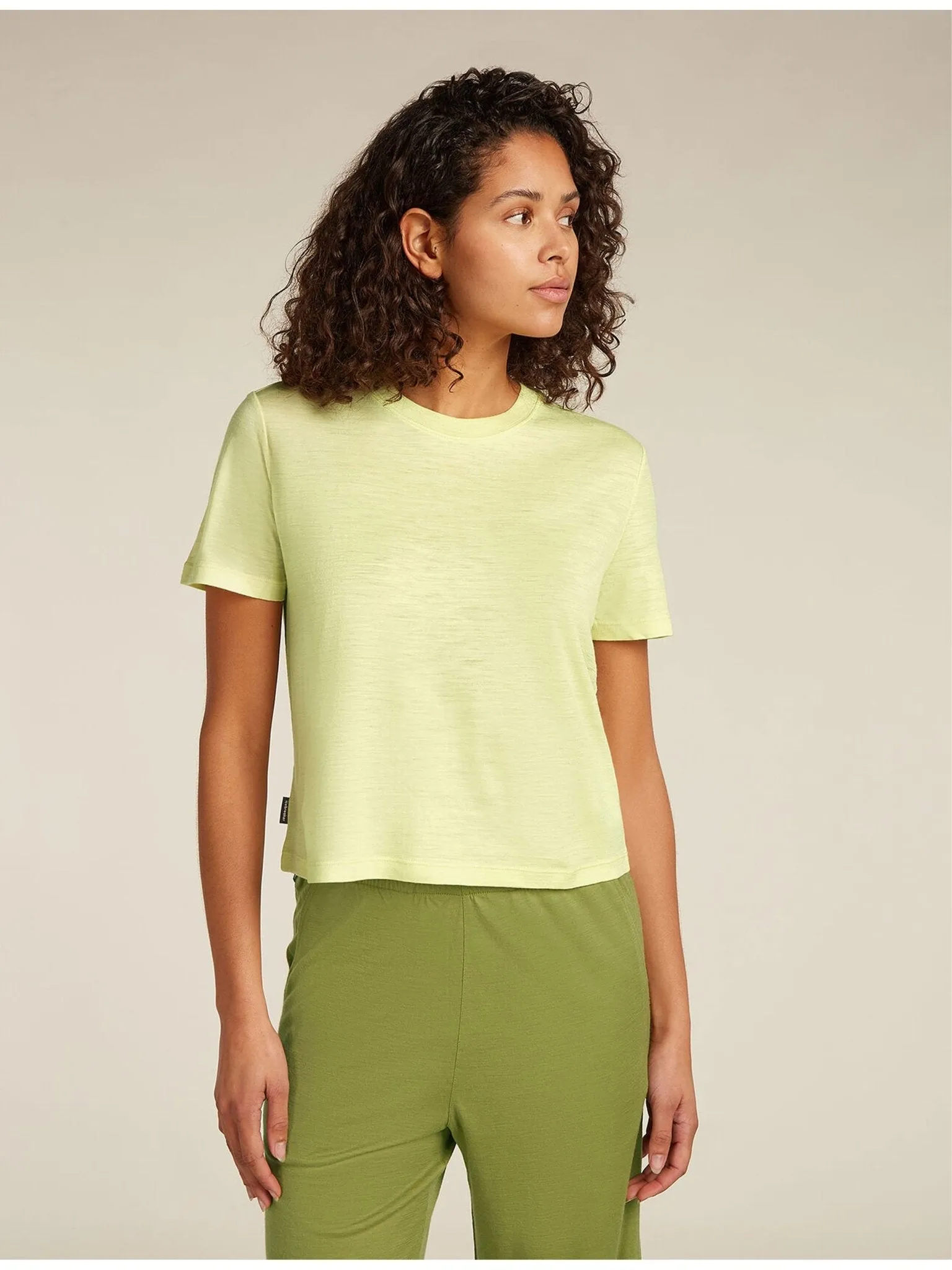 Icebreaker - Icebreaker Womens Merino 150 Tech Lite Short Sleeve Ladies Crop T-Shirt