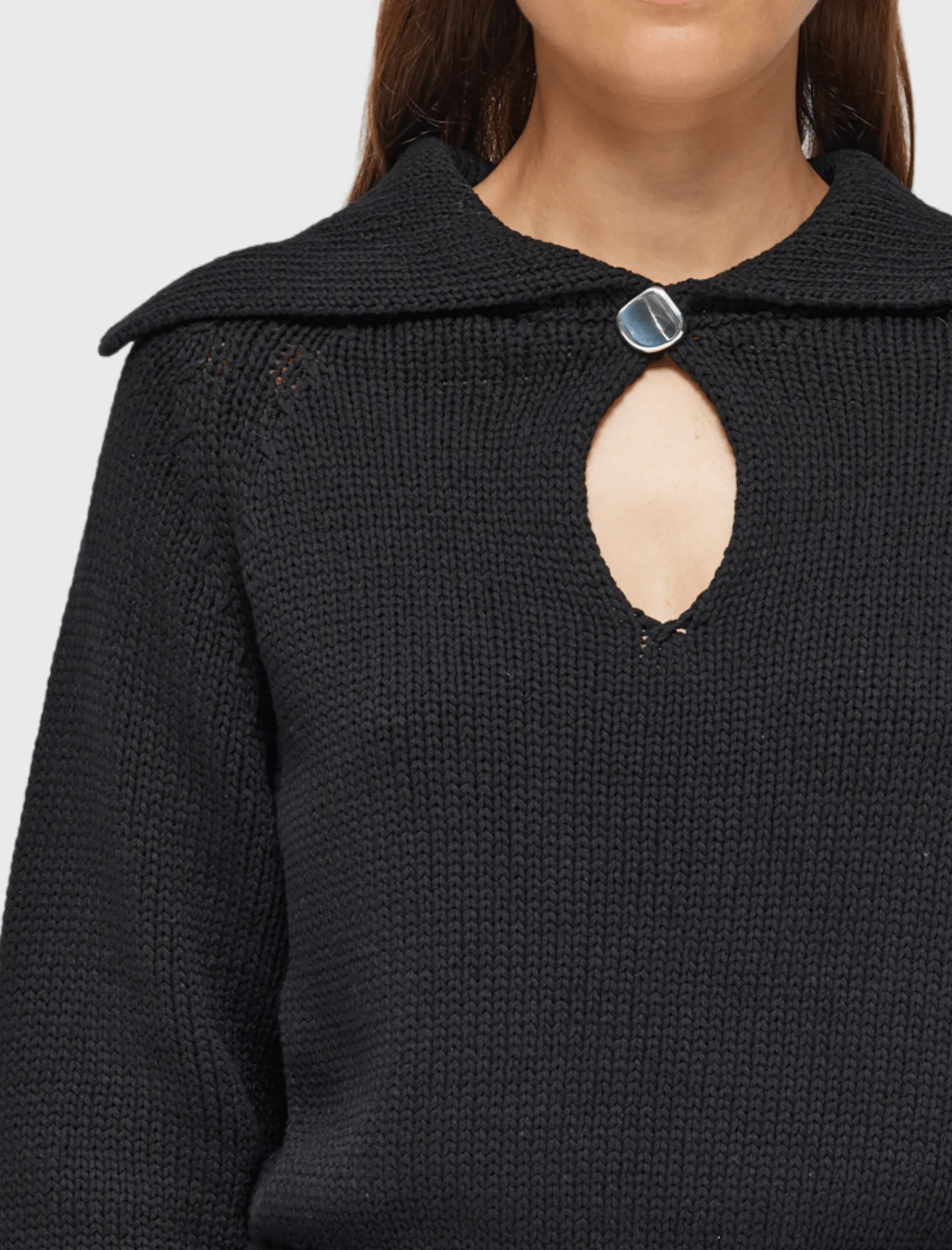 Knit Polo Pullover