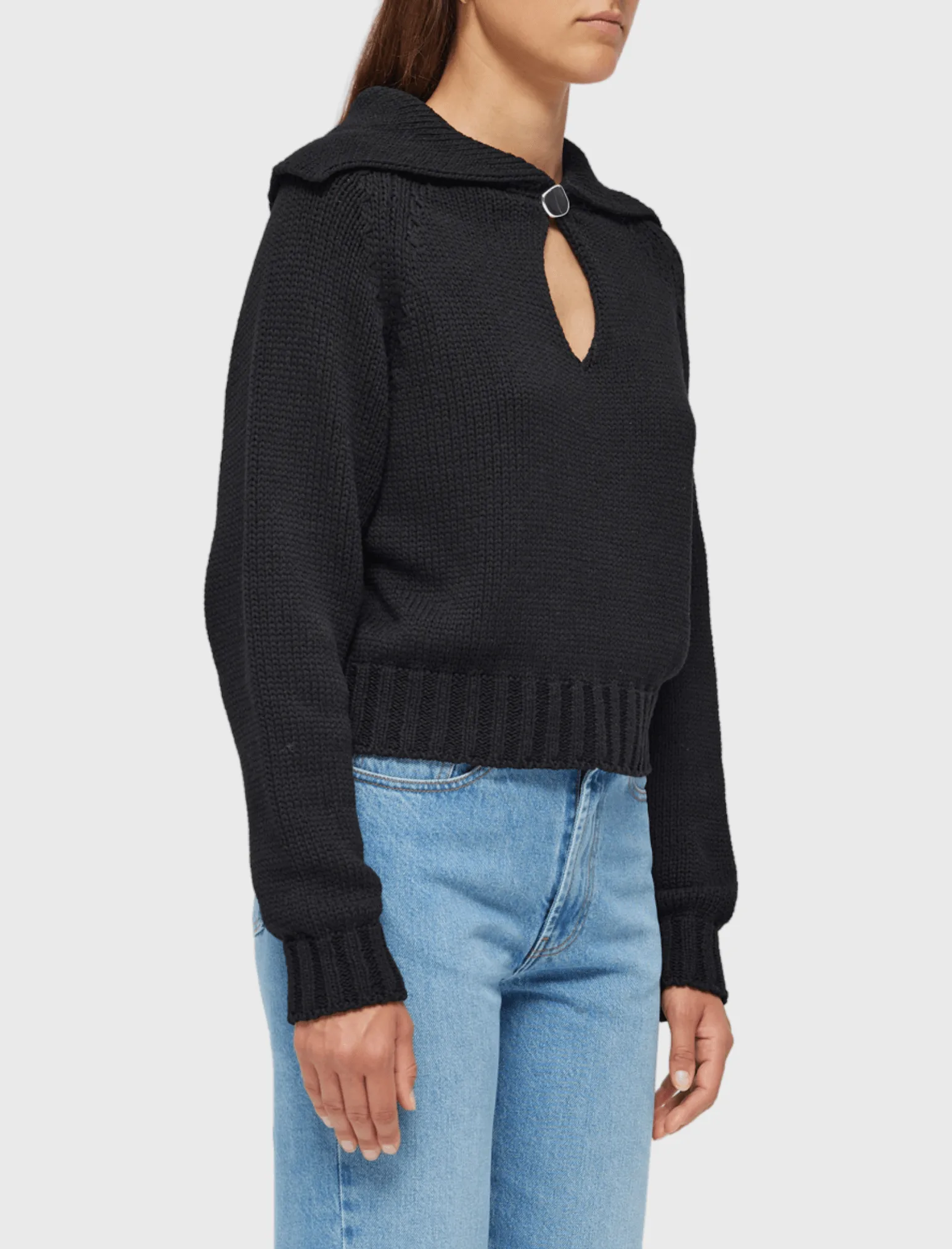 Knit Polo Pullover