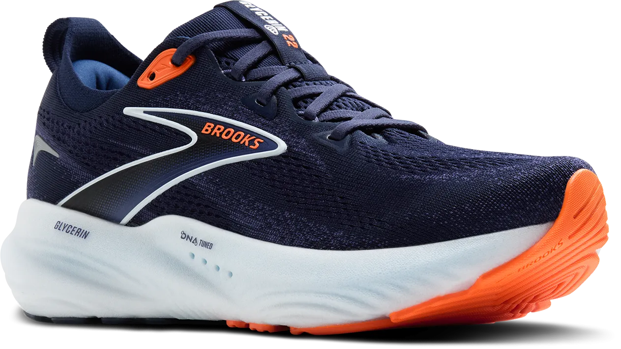 Men's Glycerin 22 (494 - Peacoat/Blue Ribbon/Orange)