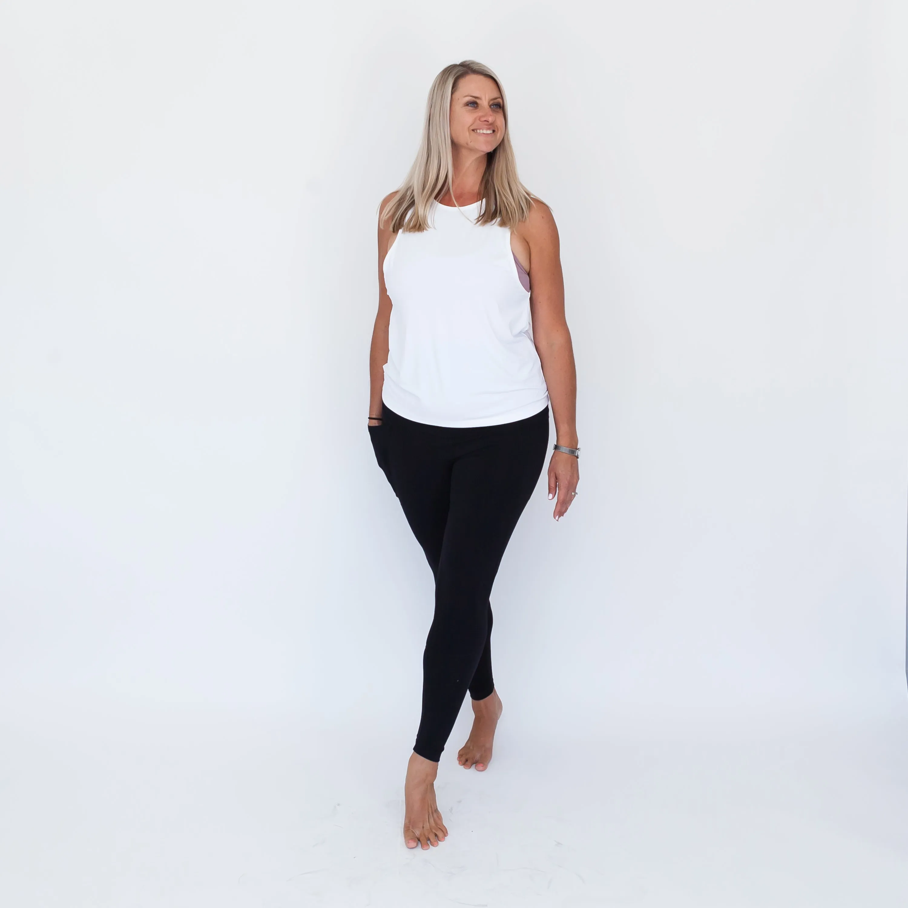 Milkbar Active Leggings - Extra High Waist Full Length | Black