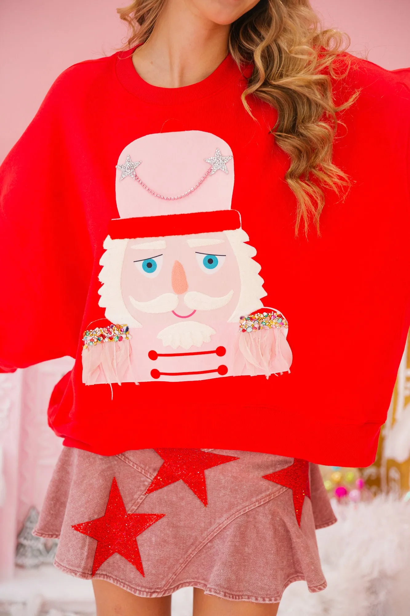 NUTCRACKER RED PULLOVER