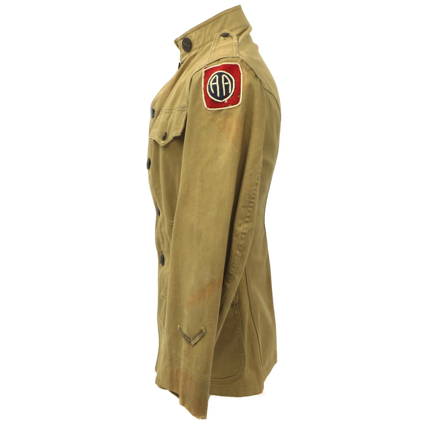 Original U.S. WWI 82nd All American Division M1912 Summer Field Uniform