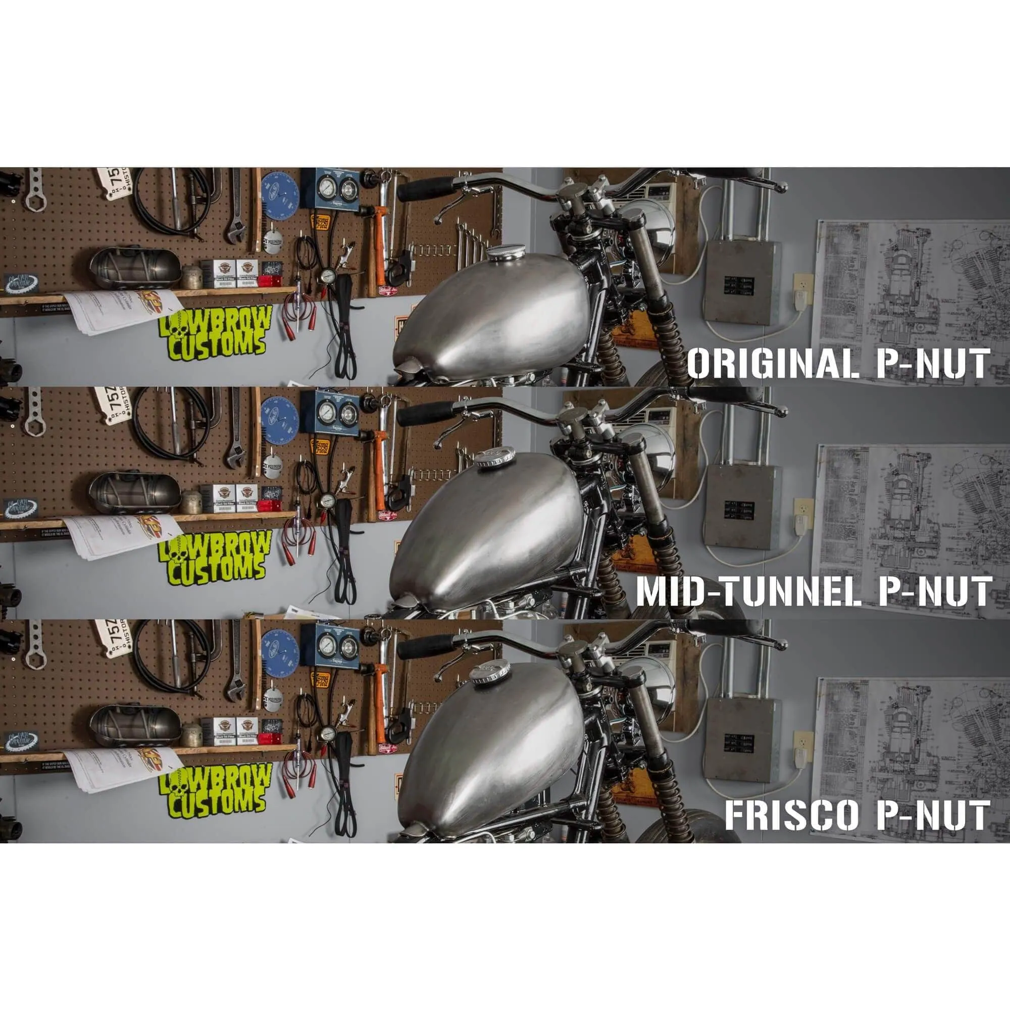 P-Nut Mid-Tunnel Gas Tank 1.8 gallon