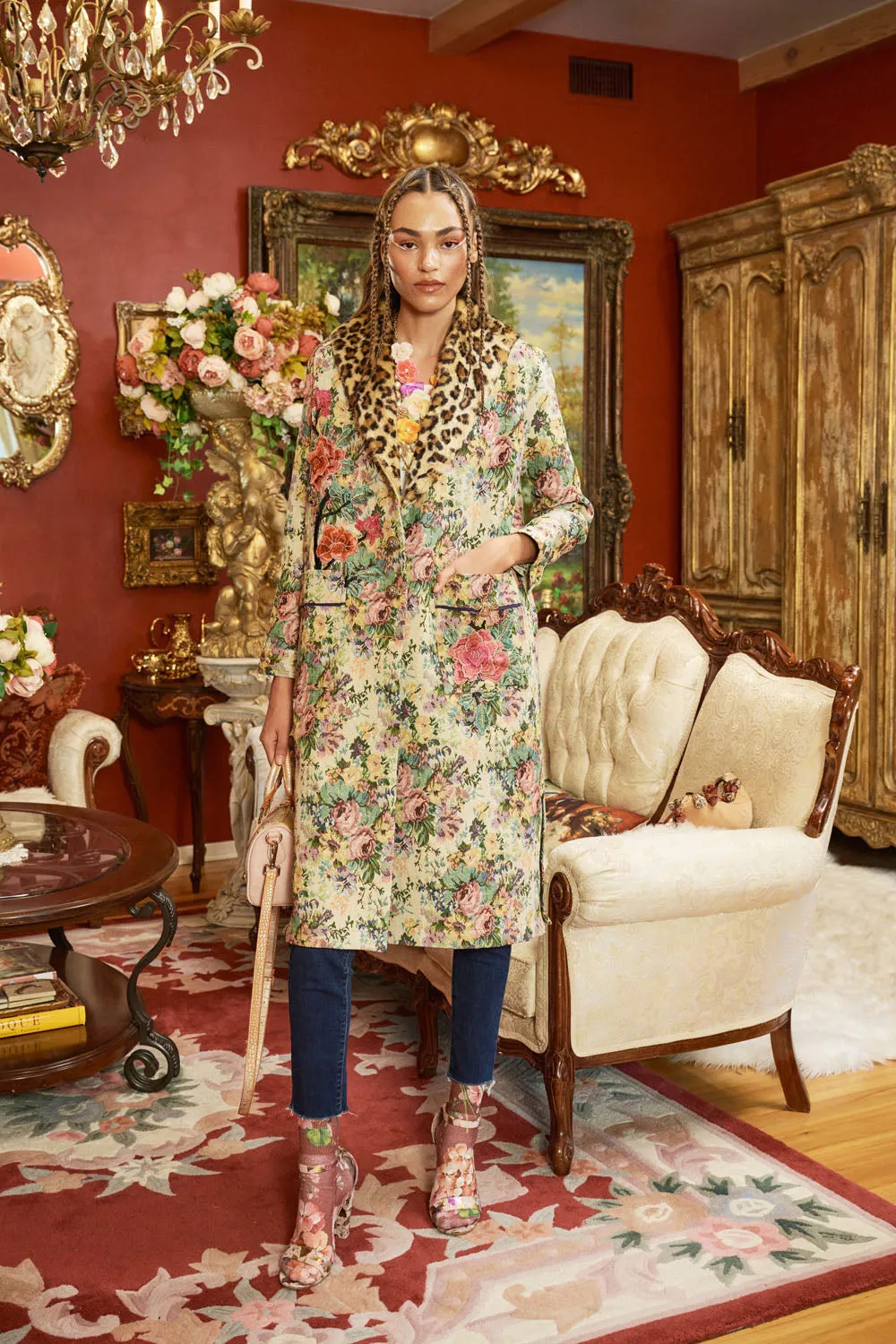 Remember The Time Jacquard Coat