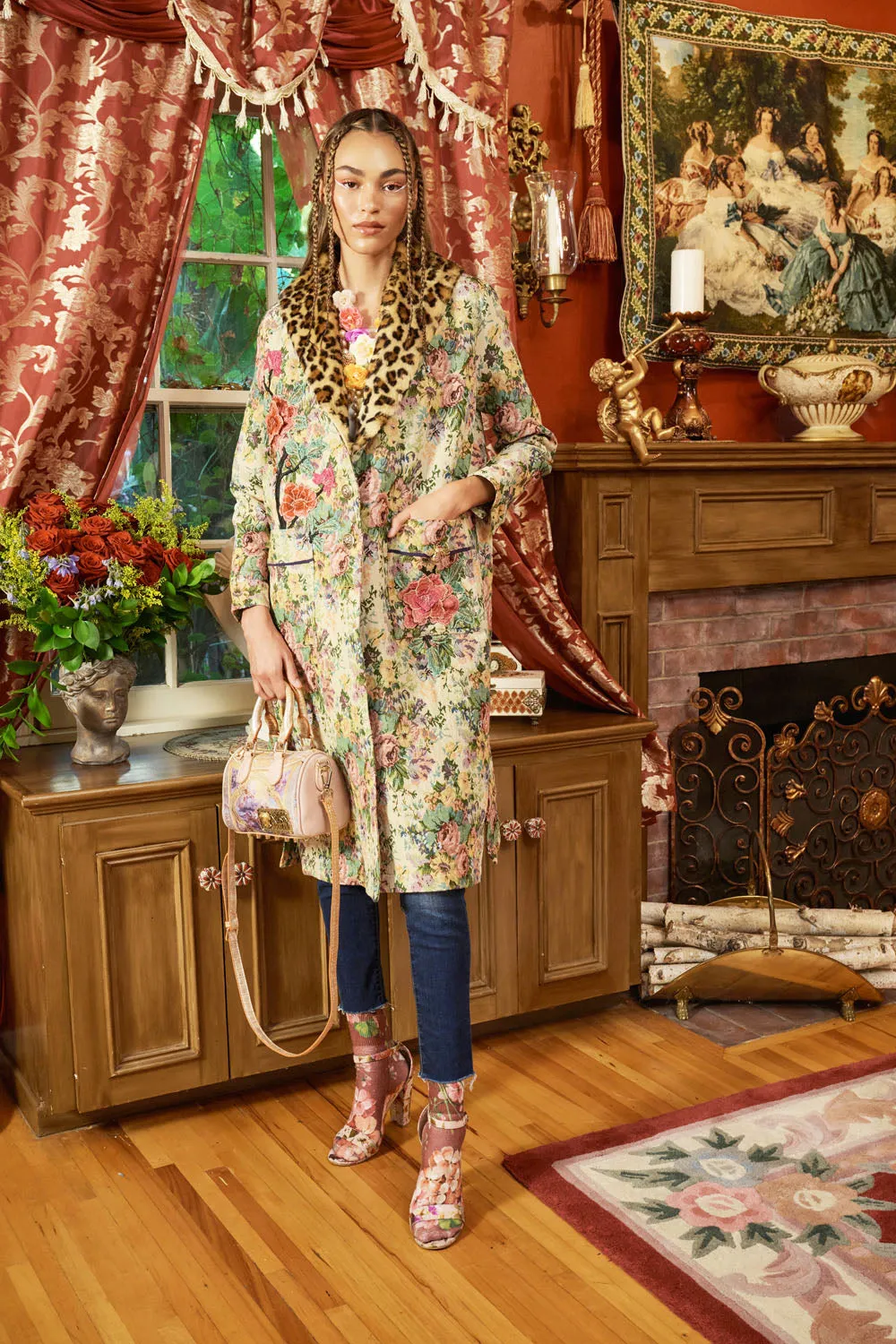 Remember The Time Jacquard Coat