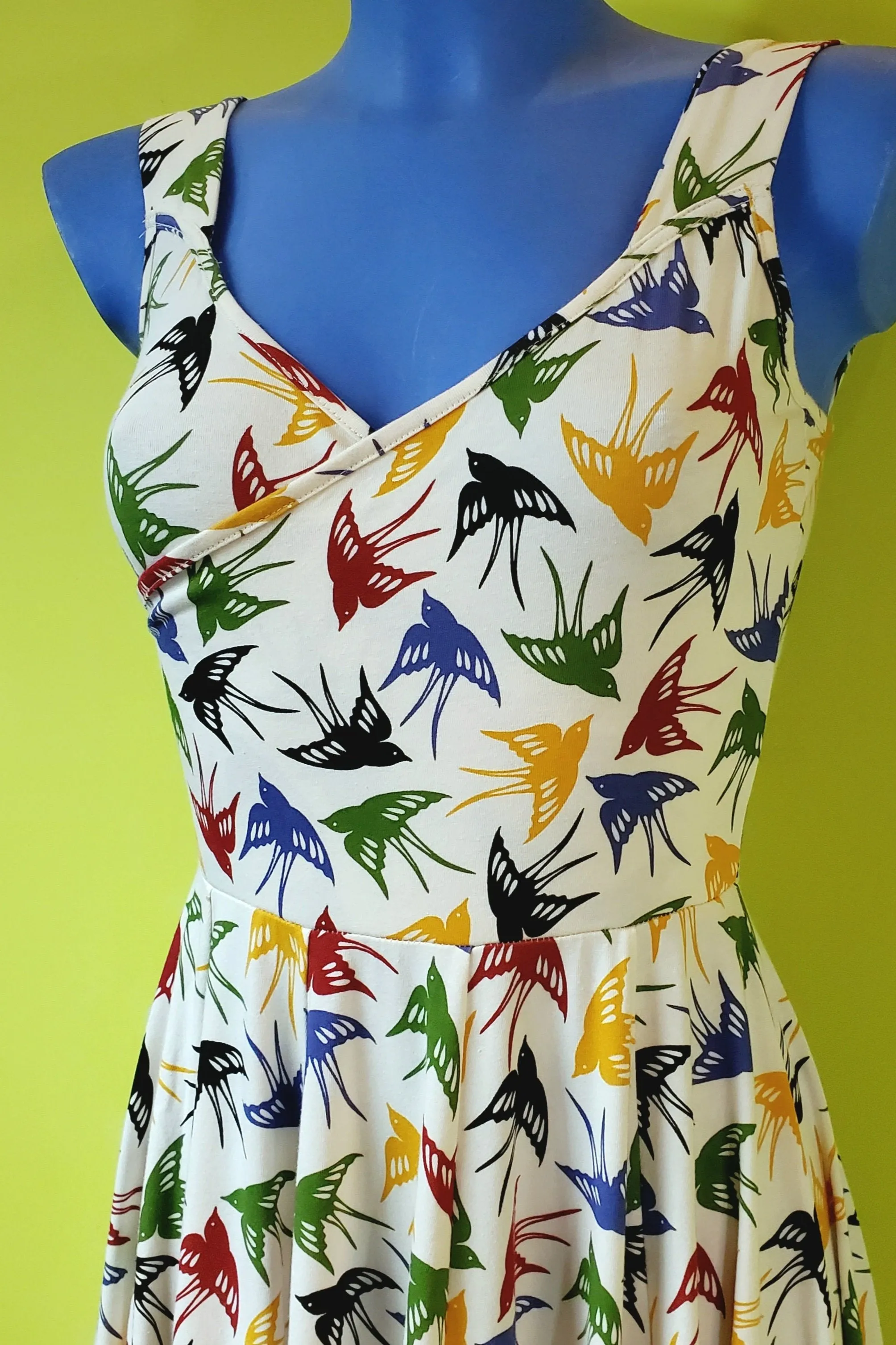 Sonnet Dress in Songbird Print by Effie's Heart
