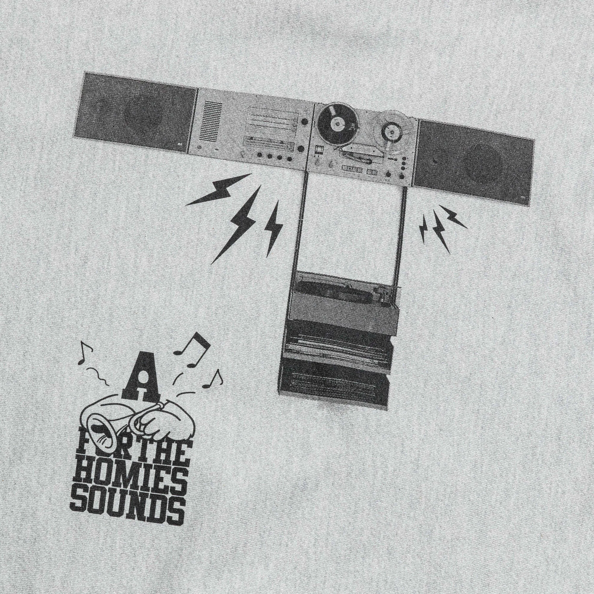 SOUND SYSTEM Pullover Sweat - Athletic Grey