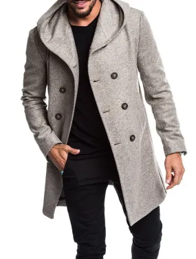 Spring Autumn Mens Trench Coat Jacket.
