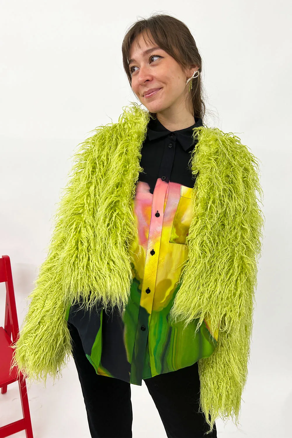 Stine Goya- Genessis Jacket: Limeade