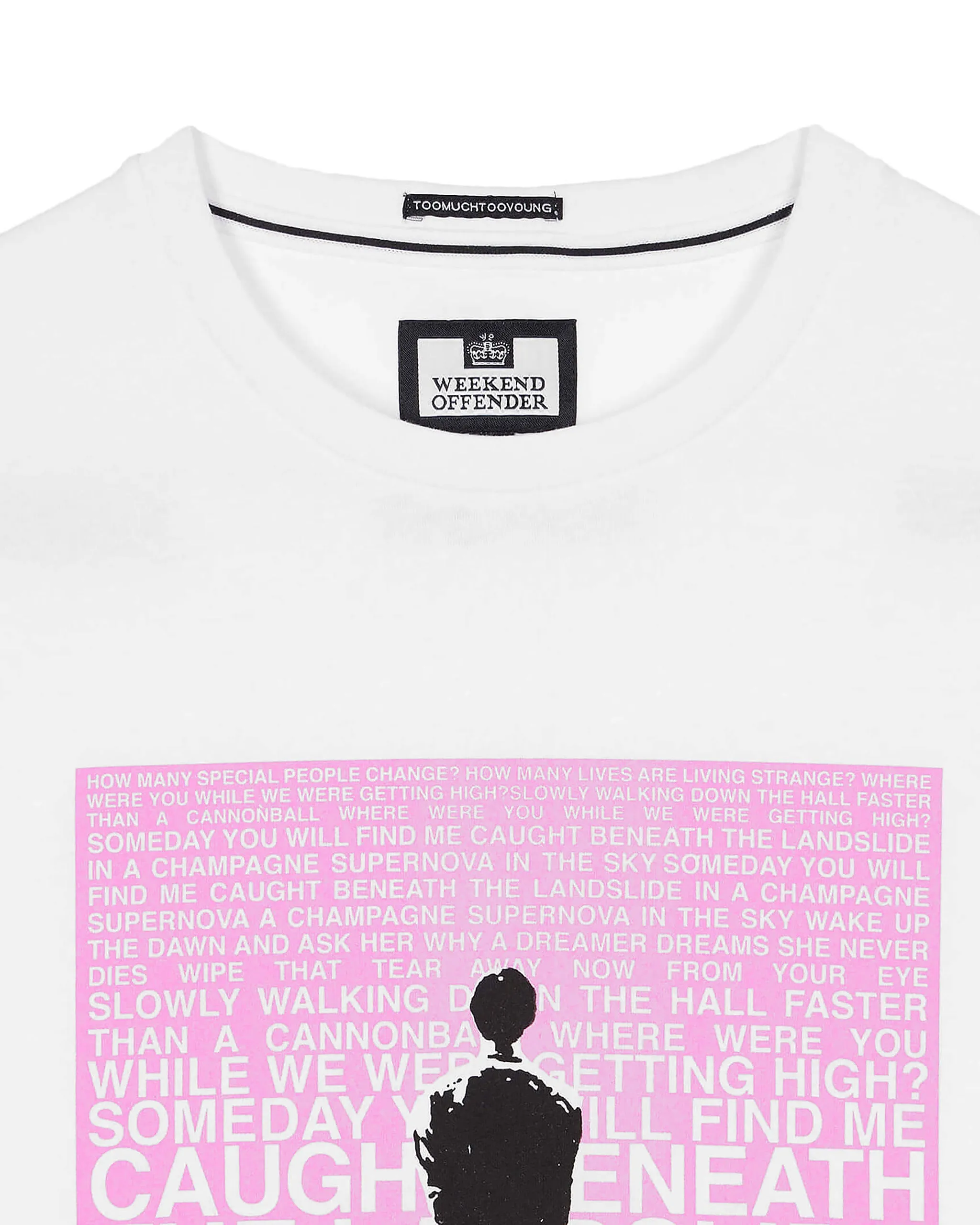 Supernova Graphic T-Shirt White/Pink
