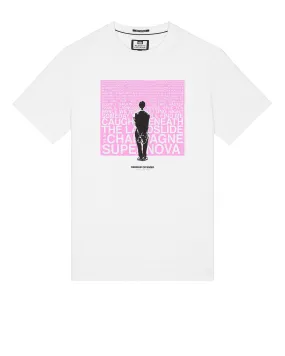 Supernova Graphic T-Shirt White/Pink
