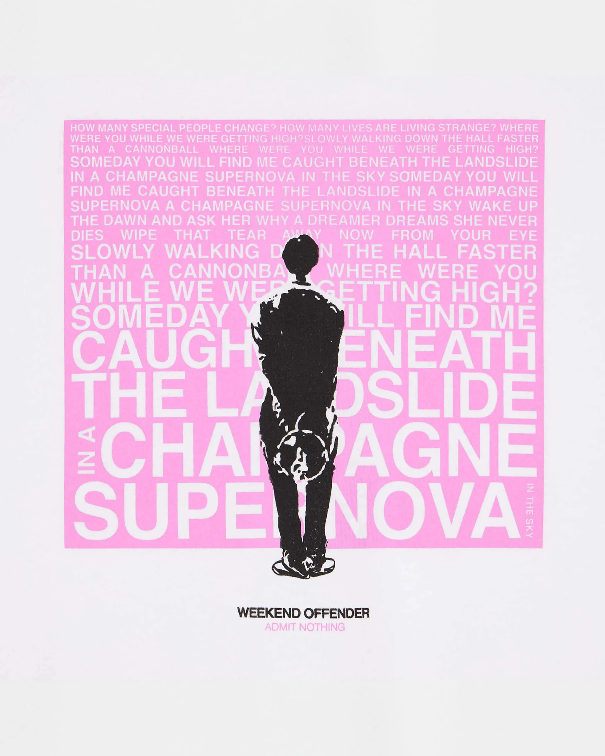 Supernova Graphic T-Shirt White/Pink