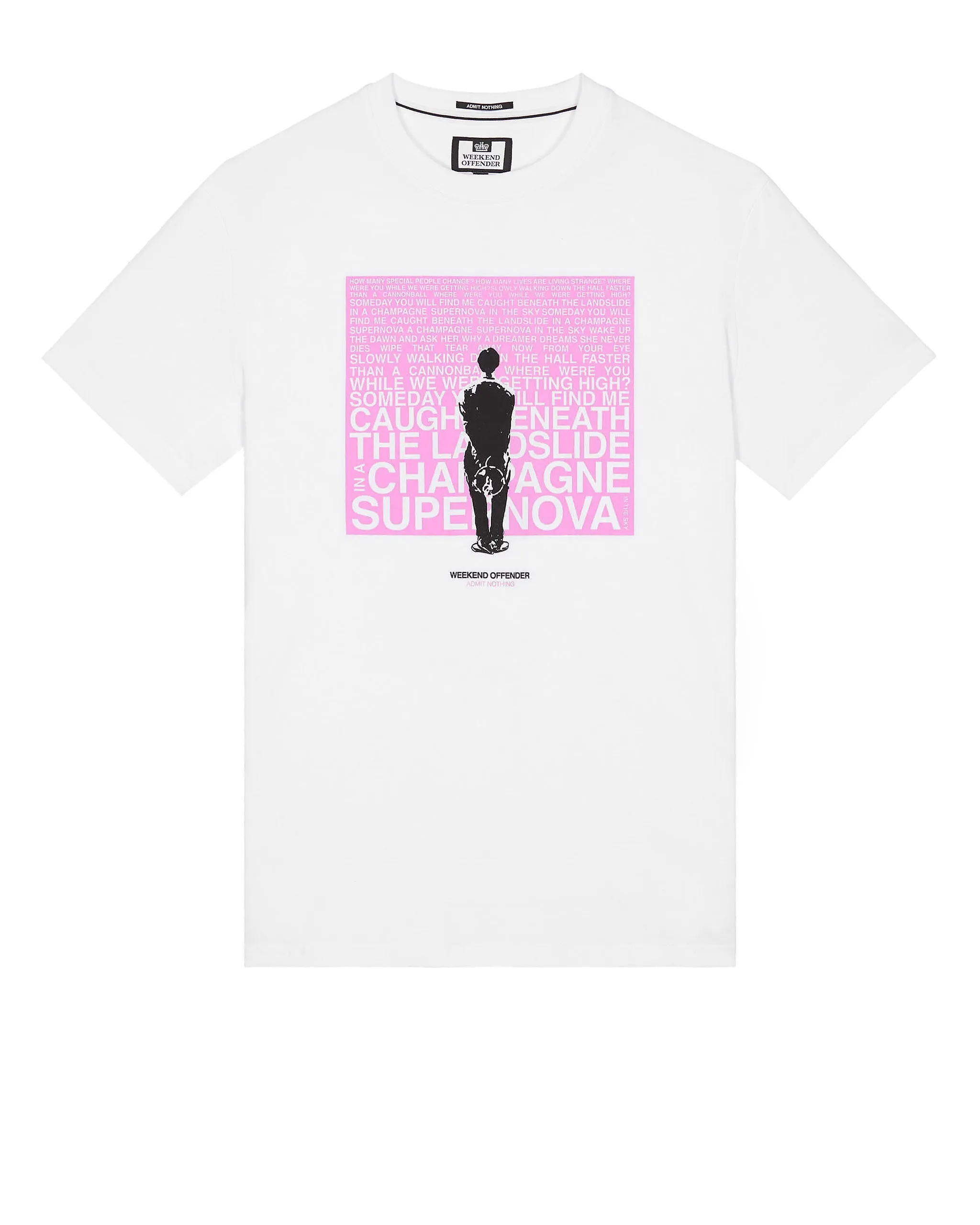 Supernova Graphic T-Shirt White/Pink