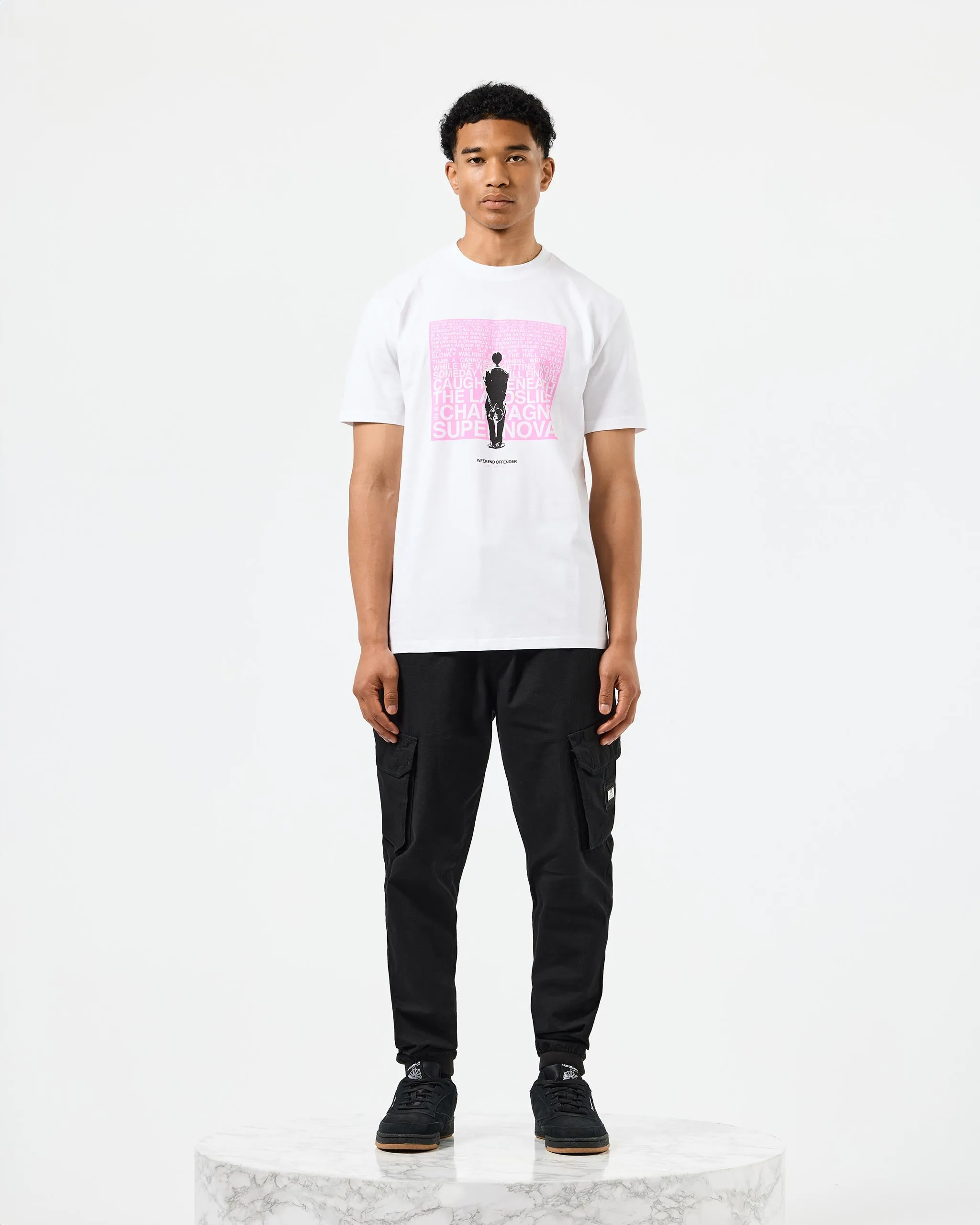 Supernova Graphic T-Shirt White/Pink