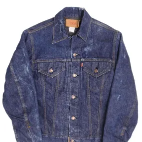 VINTAGE LEVIS TYPE 3 BLANKET LINED JACKET SINGLE STITCH 1970S SIZE 34 MADE USA