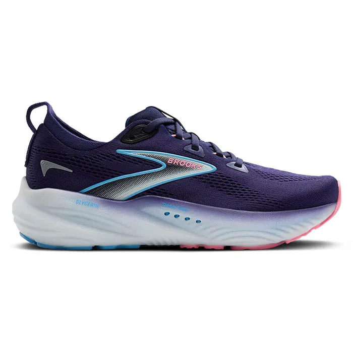 Womens Brooks Running Glycerin 22 in Blue Ribbon/Peacoat/Dianthus