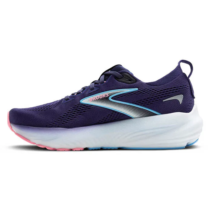 Womens Brooks Running Glycerin 22 in Blue Ribbon/Peacoat/Dianthus